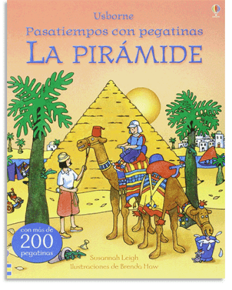 PORTADA DEL LIBRO LA PIRÁMIDE. PASATIEMPOS CON PEGATINAS DE  Leigh Susannah
