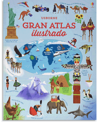 PORTADA DEL LIBRO GRAN ATLAS ILUSTRADO DE  Bone Emily