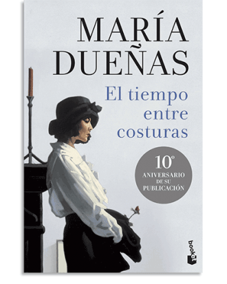 PORTADA DEL LIBRO EL TIEMPO ENTRE COSTURAS DE María Dueñas