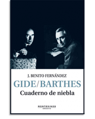 PORTADA DEL LIBRO GIDE / BARTHES. CUADERNO DE NIEBLA DE J. Benito Fernández