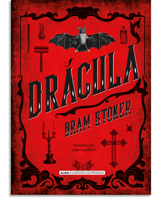 PORTADA DEL LIBRO DRÁCULA DE Bram Stoker