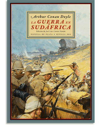 PORTADA DEL LIBRO LA GUERRA EN SUDÁFRICA DE Arthur Conan Doyle