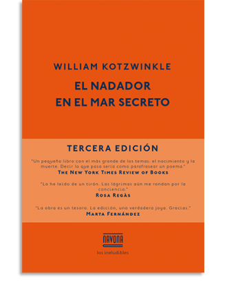 PORTADA DEL LIBRO EL NADADOR EN EL MAR SECRETO DE William Kotzwinkle