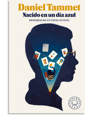 PORTADA DEL LIBRO NACIDO EN UN DÍA AZUL DE Daniel Tammet