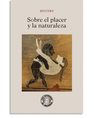 PORTADA DEL LIBRO SOBRE EL PLACER DE LA NATURALEZA DE  Epicuro