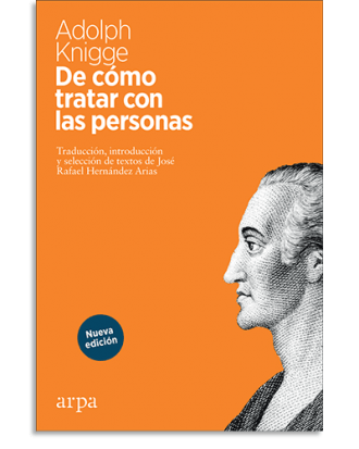 PORTADA DEL LIBRO DE CÓMO TRATAR CON LAS PERSONAS DE Adolph Knigge