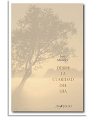 PORTADA DEL LIBRO DESDE LA CLARIDAD DEL DÍA DE José Luis Méndez García