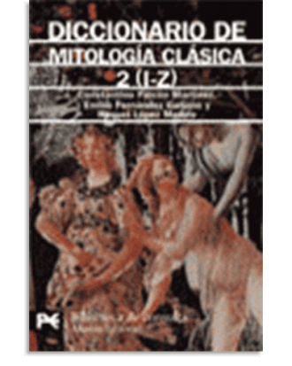 PORTADA DEL LIBRO DICCIONARIO DE MITOLOGÍA CLÁSICA