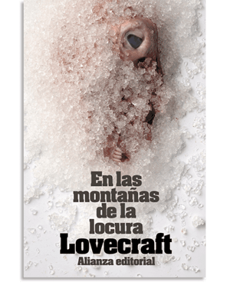 PORTADA DEL LIBRO EN LAS MONTAÑAS DE LA LOCURA DE H. P. Lovecraft