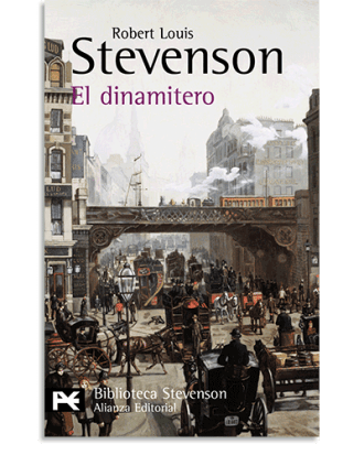 PORTADA DEL LIBRO EL DINAMITERO DE Robert Louis Stevenson