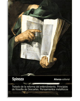 PORTADA DEL LIBRO TRATADO DE LA REFORMA DEL ENTENDIMIENTO. PRINCIPIOS DE FILOSOFÍA DE DESCARTES. PENSAMIENTOS METAFÍSICOS DE  Spinoza