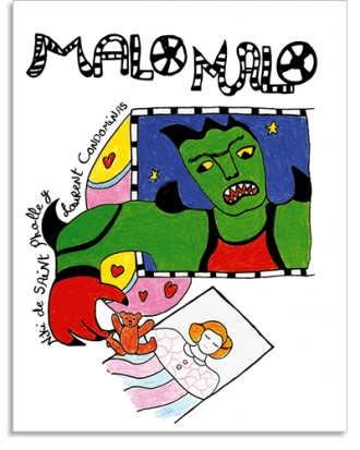 PORTADA DEL LIBRO MALO MALO DE Niki De Saint Phalle