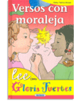 PORTADA DEL LIBRO VERSOS CON MORALEJA DE Gloria Fuertes