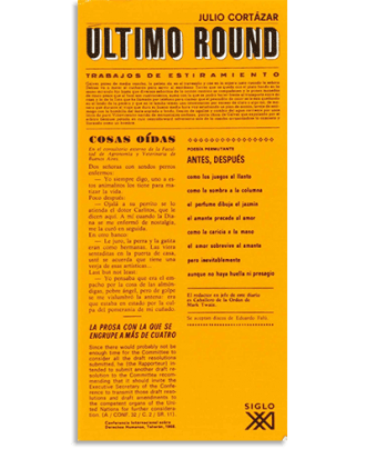 PORTADA DEL LIBRO ÚLTIMO ROUND DE Julio Cortázar