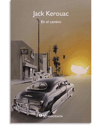 PORTADA DEL LIBRO EN EL CAMINO DE Jack Kerouac