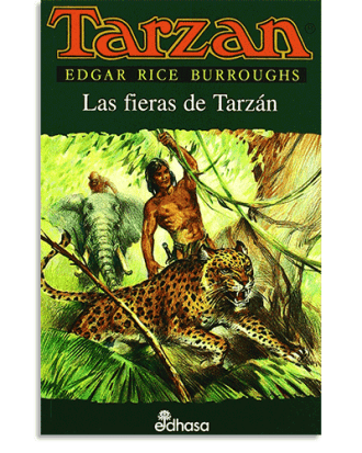 PORTADA DEL LIBRO LAS FIERAS DE TARZÁN III DE Edgar Rice Burroughs