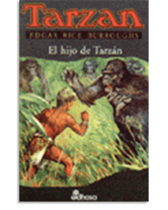 PORTADA DEL LIBRO EL HIJO DE TARZÁN IV DE Edgar Rice Burroughs
