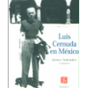 PORTADA DEL LIBRO LUIS CERNUDA EN MÉXICO DE James (comp.) Valender