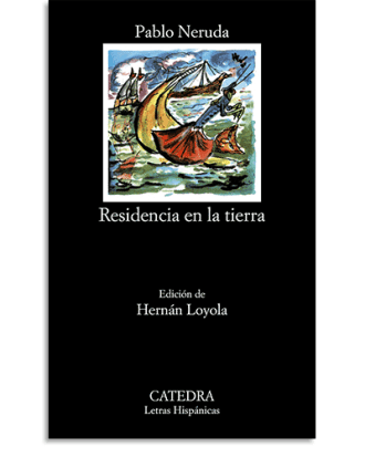 PORTADA DEL LIBRO RESIDENCIA EN LA TIERRA DE Pablo Neruda