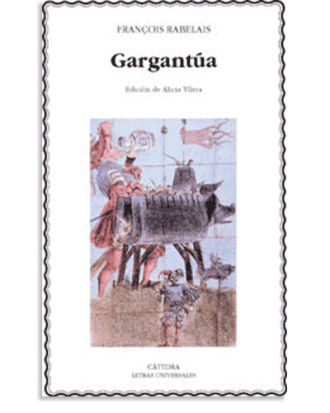 PORTADA DEL LIBRO GARGANTÚA DE François Rabelais