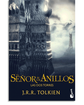 PORTADA DEL LIBRO EL SEÑOR DE LOS ANILLOS II. LAS DOS TORRES DE J. R. R. Tolkien
