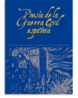 PORTADA DEL LIBRO POESÍA DE LA GUERRA CIVIL ESPAÑOLA 1936-1939 DE  Aa.Vv.