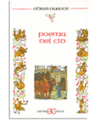 PORTADA DEL LIBRO POEMA DEL CID DE  Anónimo