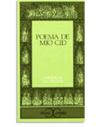 PORTADA DEL LIBRO POEMA DE MIO CID DE  Anónimo