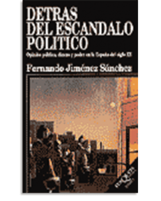 PORTADA DEL LIBRO DETRÁS DEL ESCÁNDALO POLÍTICO DE Fernando Jiménez