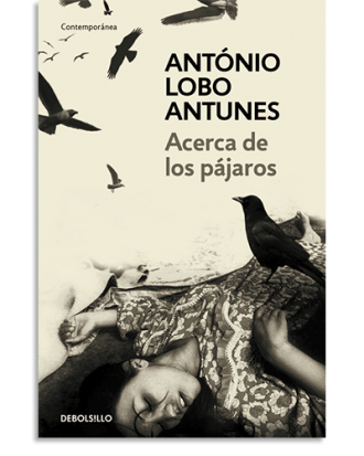 PORTADA DEL LIBRO ACERCA DE LOS PÁJAROS DE António Lobo Antunes