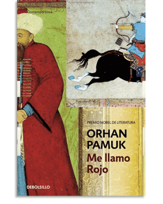 PORTADA DEL LIBRO ME LLAMO ROJO DE Orhan Pamuk