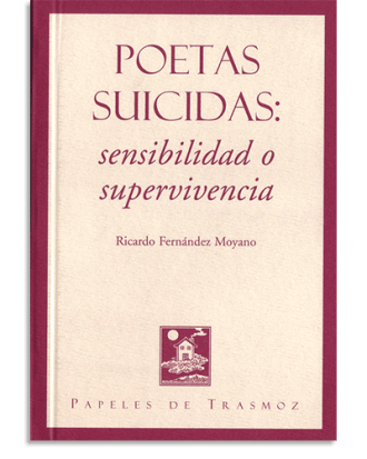 PORTADA DEL LIBRO POETAS SUICIDAS DE Ricardo Fernández Moyano