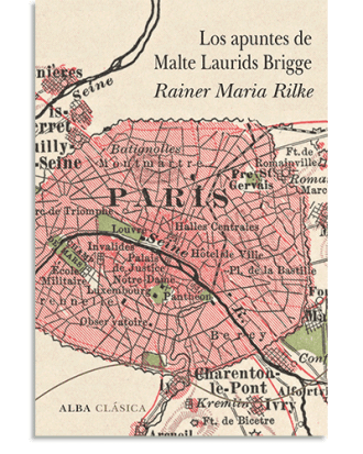 PORTADA DEL LIBRO LOS APUNTES DE MALTE LAURIDS BRIGGE DE Rainer Maria Rilke