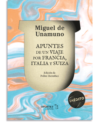 PORTADA DEL LIBRO APUNTES DE UN VIAJE POR FRANCIA ITALIA Y SUIZA DE  Unamuno Miguel De