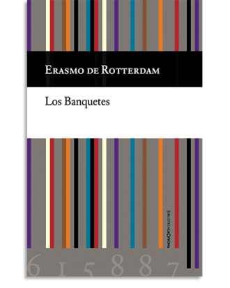 PORTADA DEL LIBRO LOS BANQUETES DE Erasmo De Rotterdam