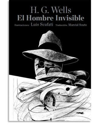 PORTADA DEL LIBRO EL HOMBRE INVISIBLE DE H.G: Wells
