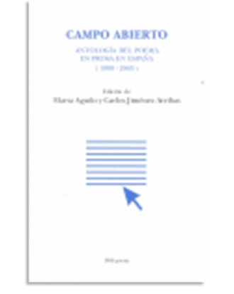PORTADA DEL LIBRO CAMPO ABIERTO DE Marta Agudo Ramírez