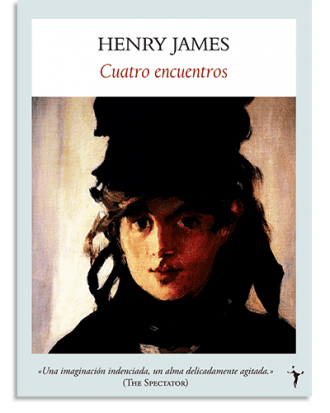 PORTADA DEL LIBRO CUATRO ENCUENTROS DE Henry James