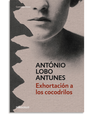 PORTADA DEL LIBRO EXHORTACIÓN A LOS COCODRILOS DE António Lobo Antunes