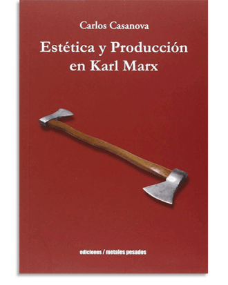 PORTADA DEL LIBRO ESTETICA Y PRODUCCION EN KARL MARX DE Carlos Casanova
