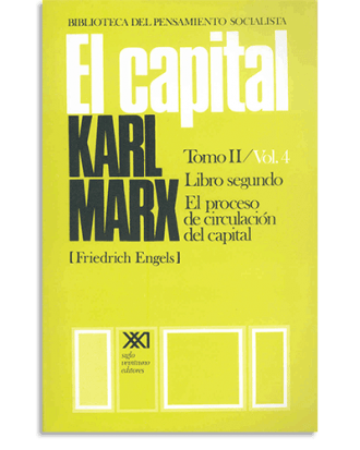 PORTADA DEL LIBRO EL CAPITAL. TOMO II/VOL. 4 DE Karl Marx